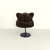 Cross-border Little Elf, cute bear ears, woolen hat, women's winter warm and youthful ear-protecting hat, versatile hood Specification image